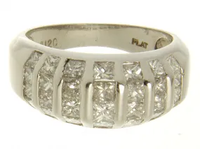 1.20ct Diamond & Platinum Band Ring