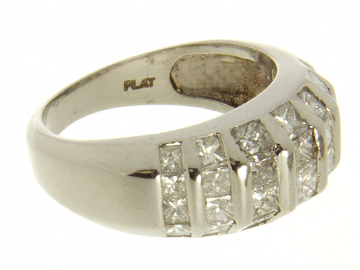 1.20ct Diamond & Platinum Band Ring