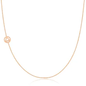 14K GOLD ASYMMETRICAL CHARM NECKLACE - Recovery