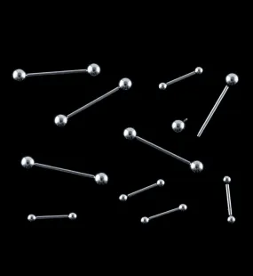 (16G - 14G) ASTM F-136 Titanium Internally Threaded Barbell