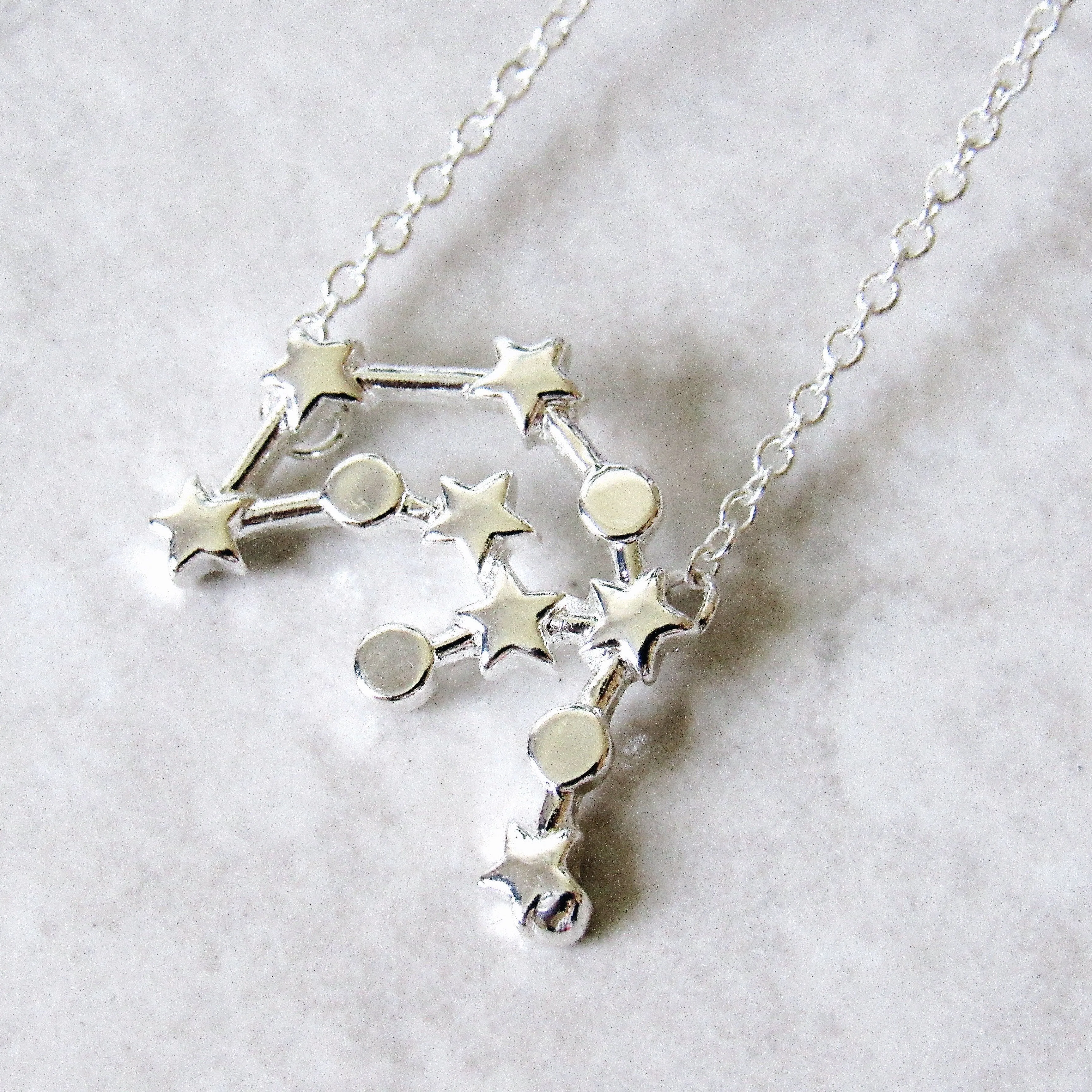 Aquarius Constellation Necklace