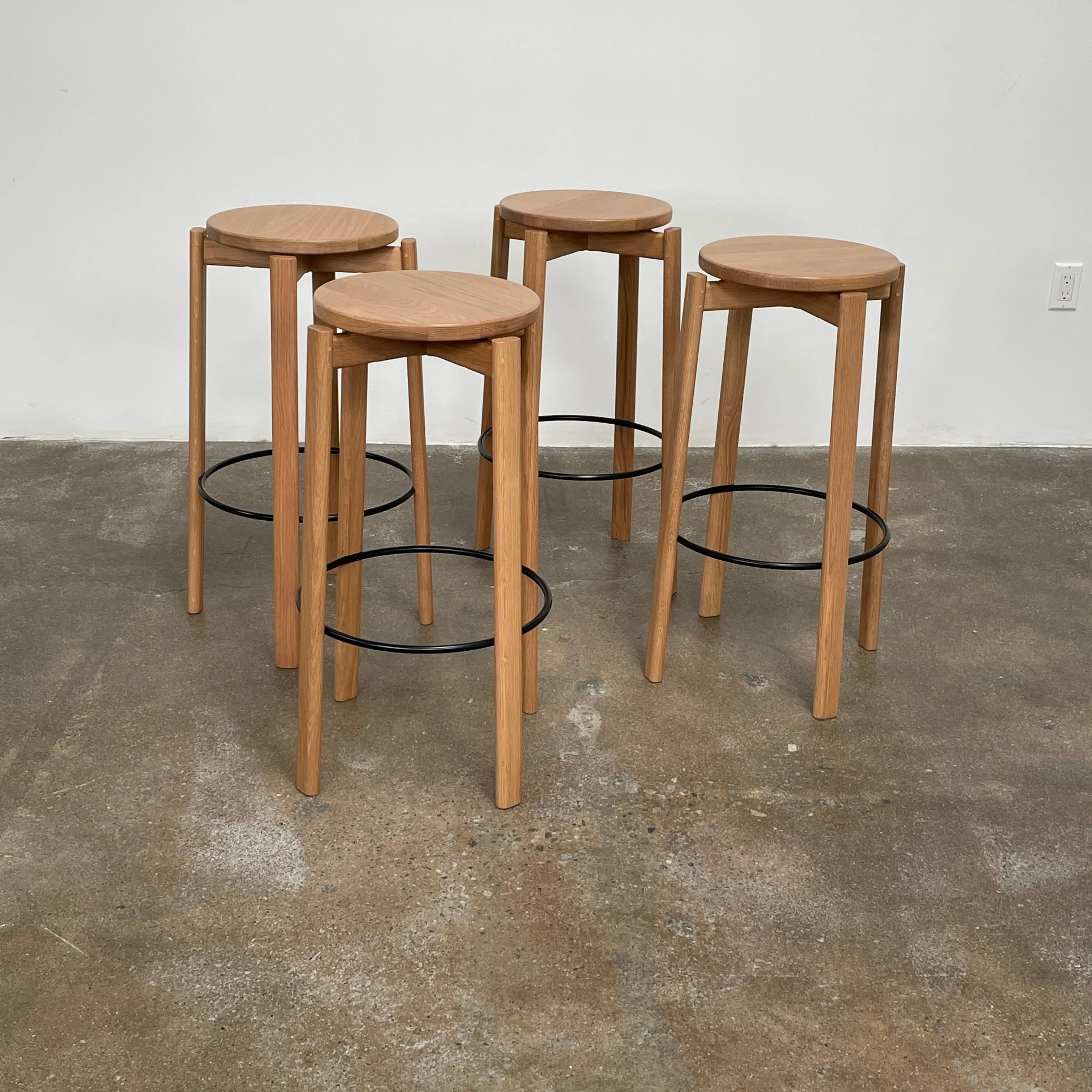 Audo Set Of Two Passage Counter Stools