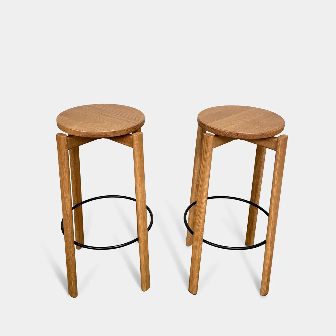 Audo Set Of Two Passage Counter Stools