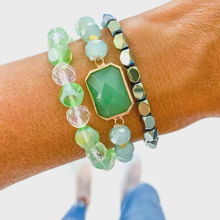 BRACELET STACK | BEZEL EVERGLADE