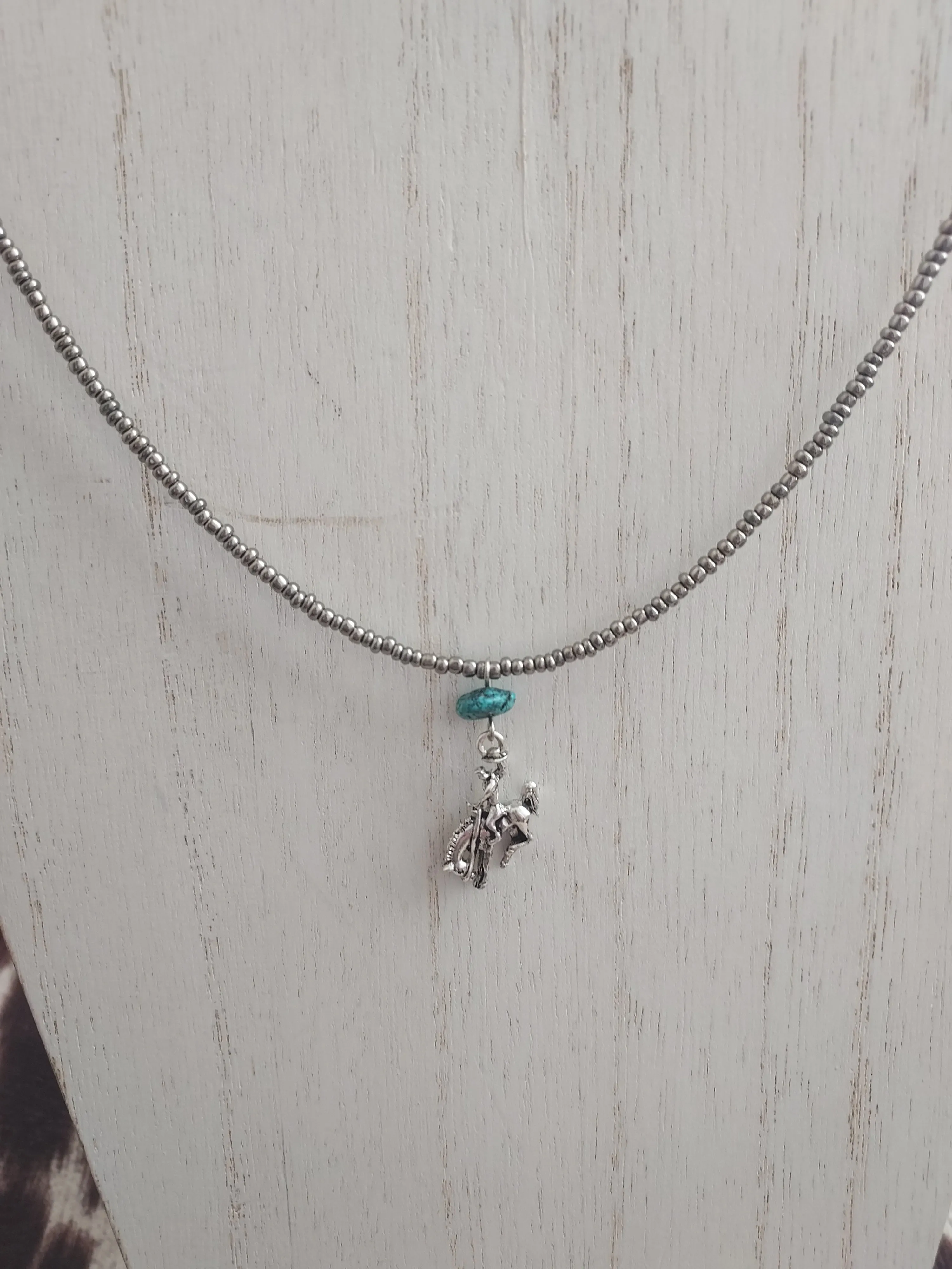 Cowgirl charm necklaces