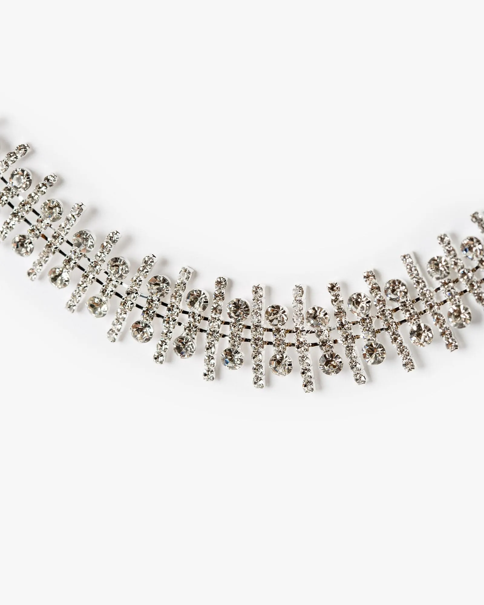 Crystal Spike Look Necklace