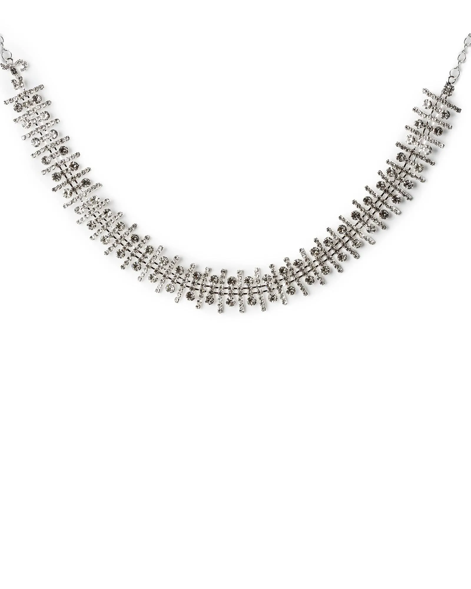 Crystal Spike Look Necklace