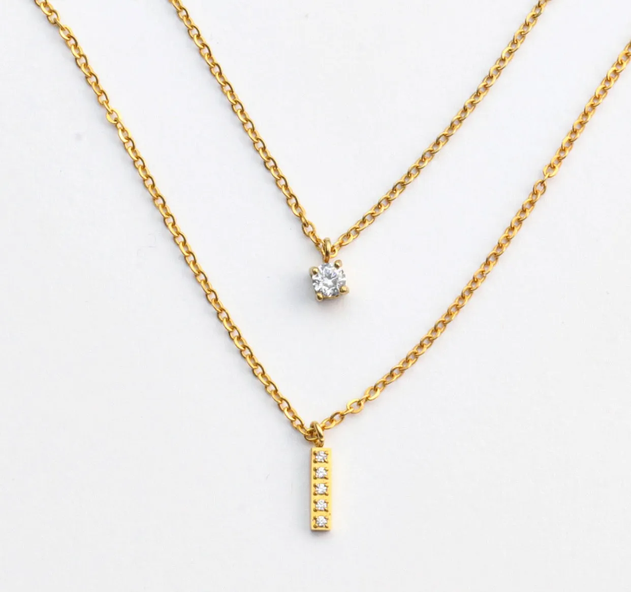 Dot and Drop Necklace