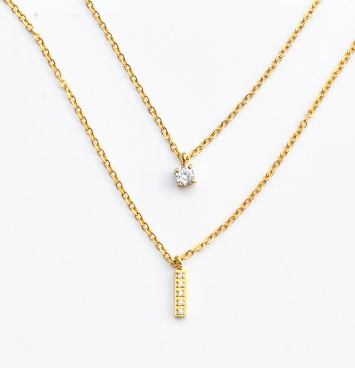 Dot and Drop Necklace