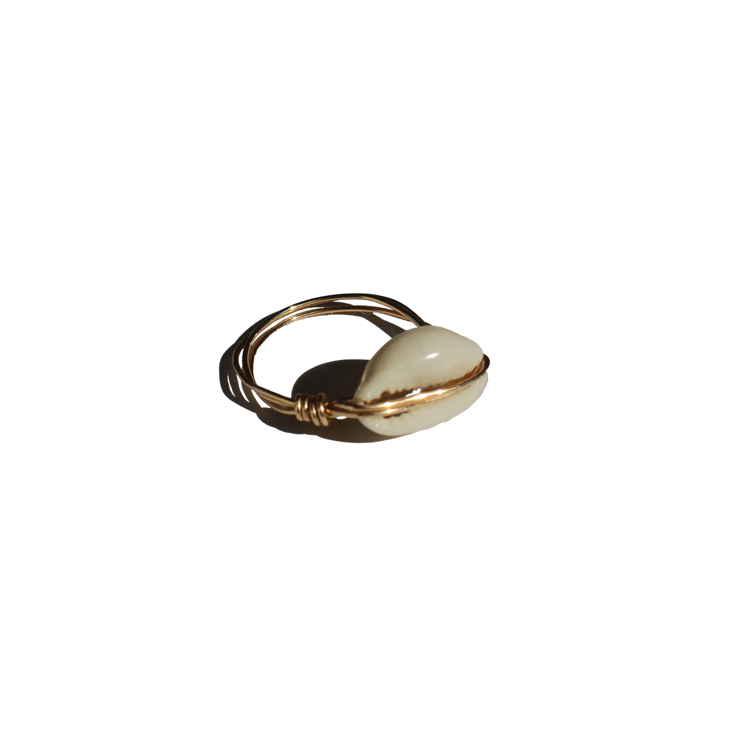 Elliot Shell Ring- Gold