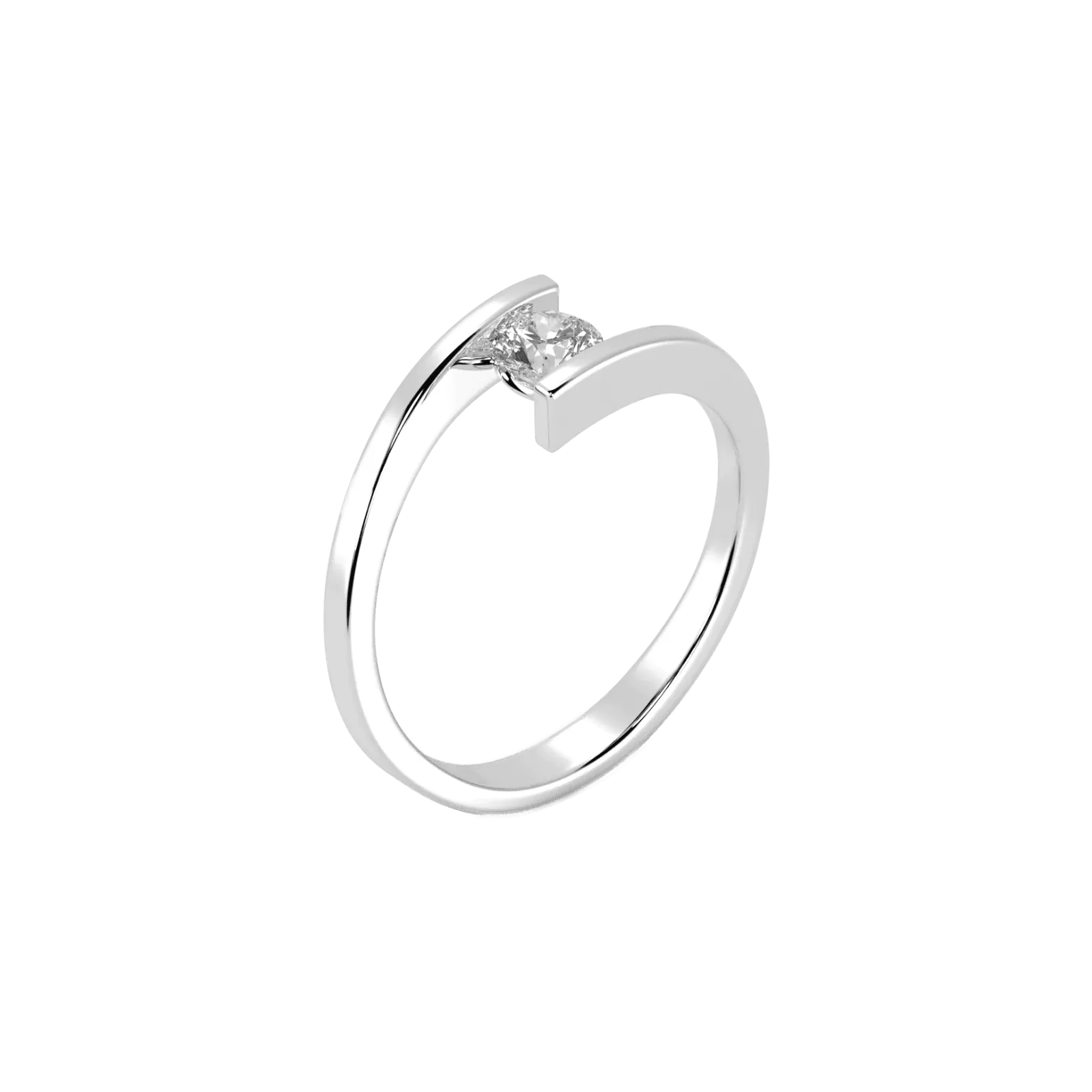 Embrace solitaire engagement ring