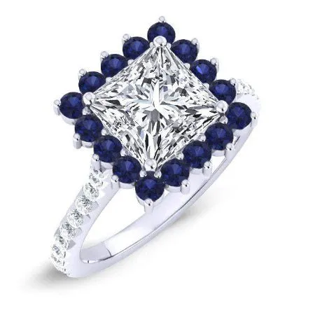 Gazania - GIA Natural Princess Diamond Engagement Ring