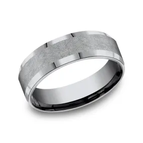 Grey Tantalum Comfort-fit wedding band