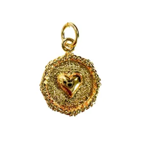 Heart 3d Tag For Charm Necklace & Bracelet