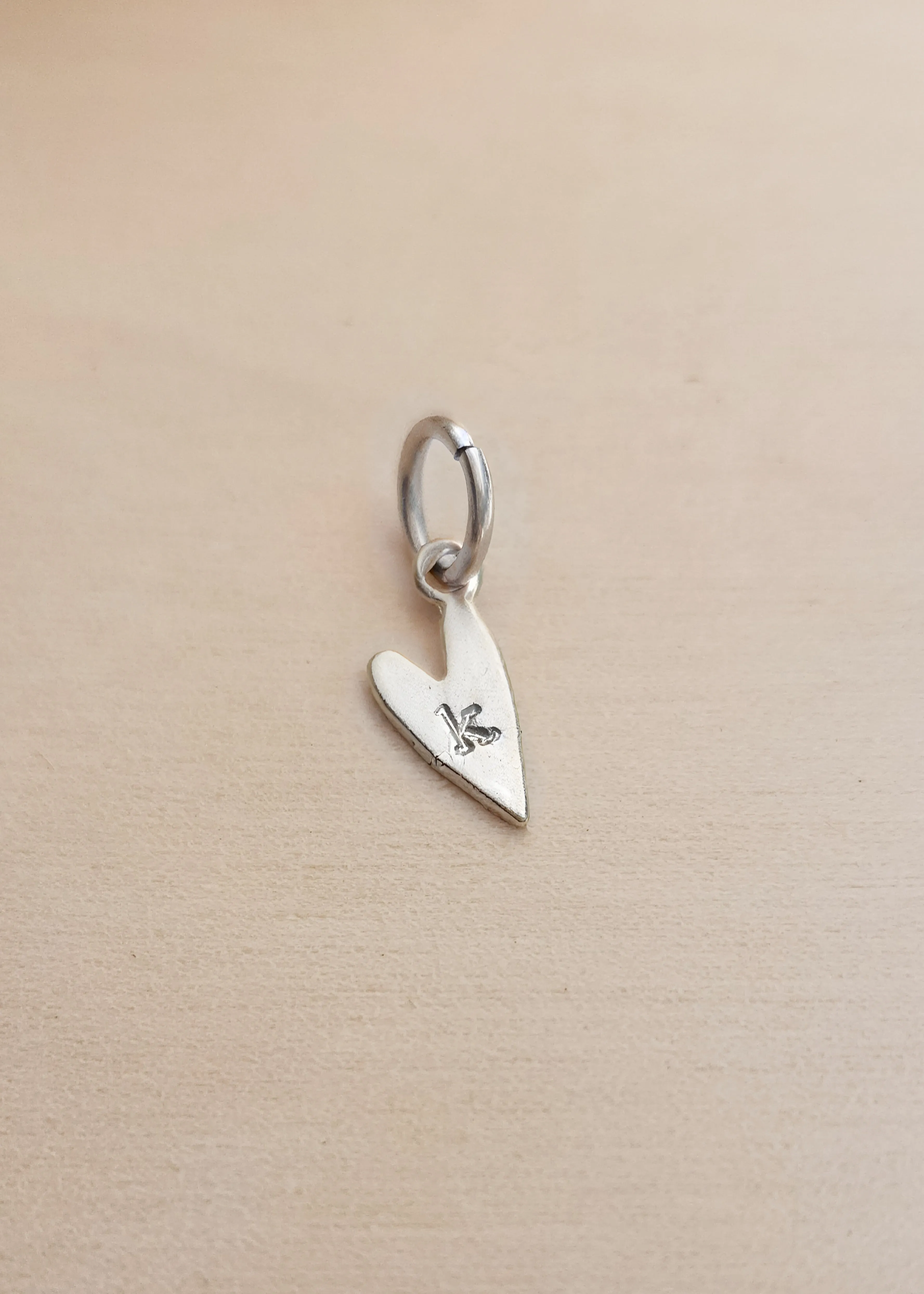 Initial Heart Charm