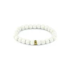 Ivory Fern Stack Bracelet