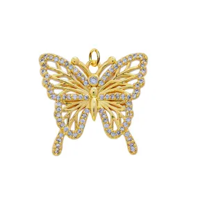 Large Butterfly Charm For Charm Necklace