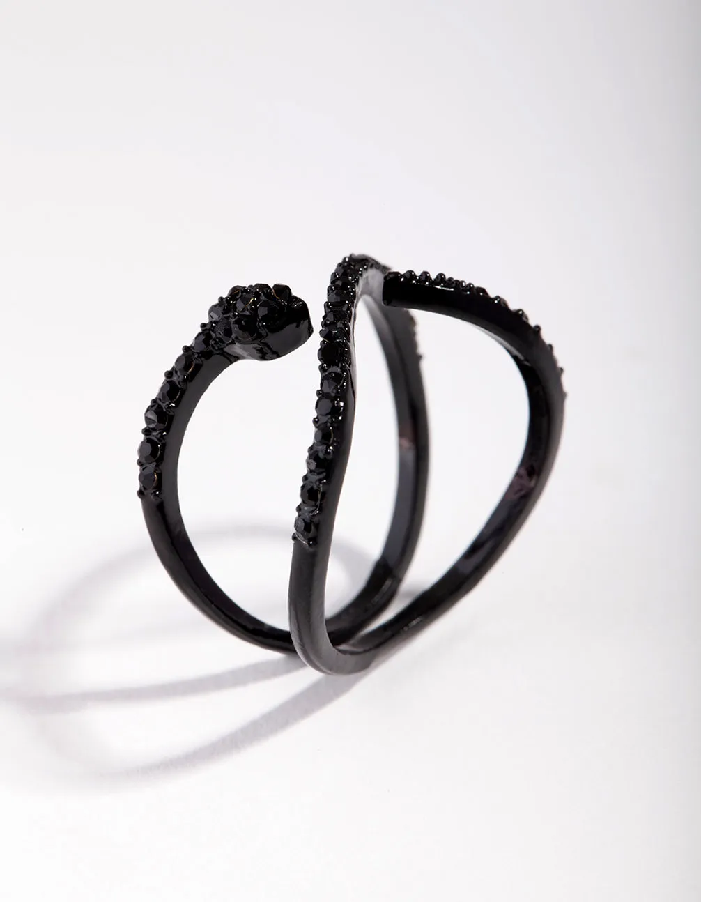 Mate Infinity Diamante Snake Ring