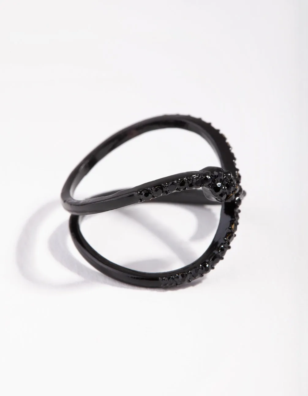 Mate Infinity Diamante Snake Ring