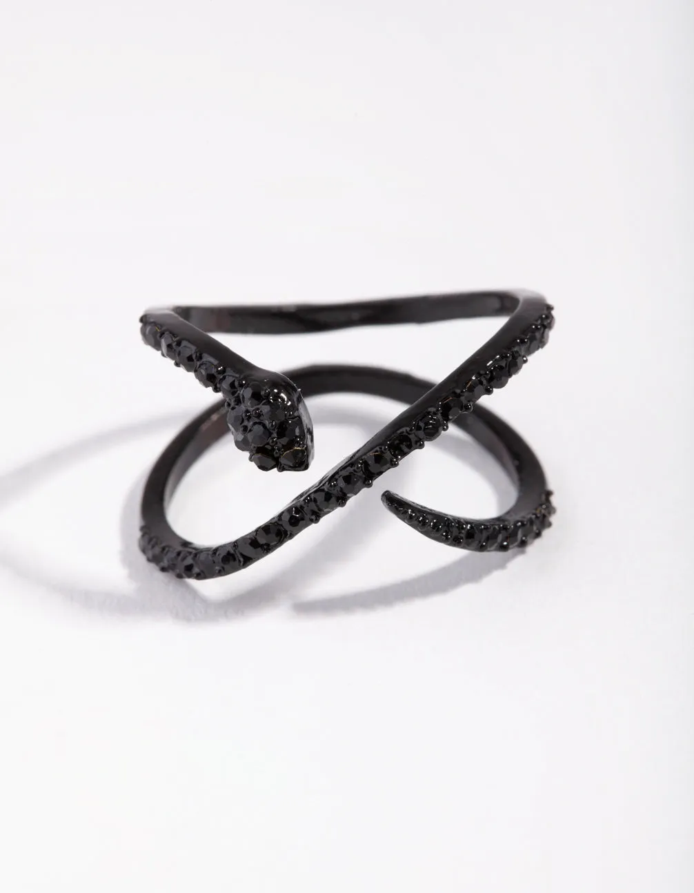 Mate Infinity Diamante Snake Ring