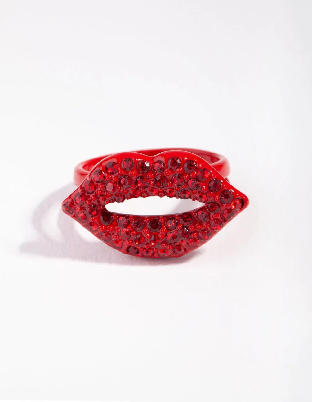 Matte Diamante Lips Ring