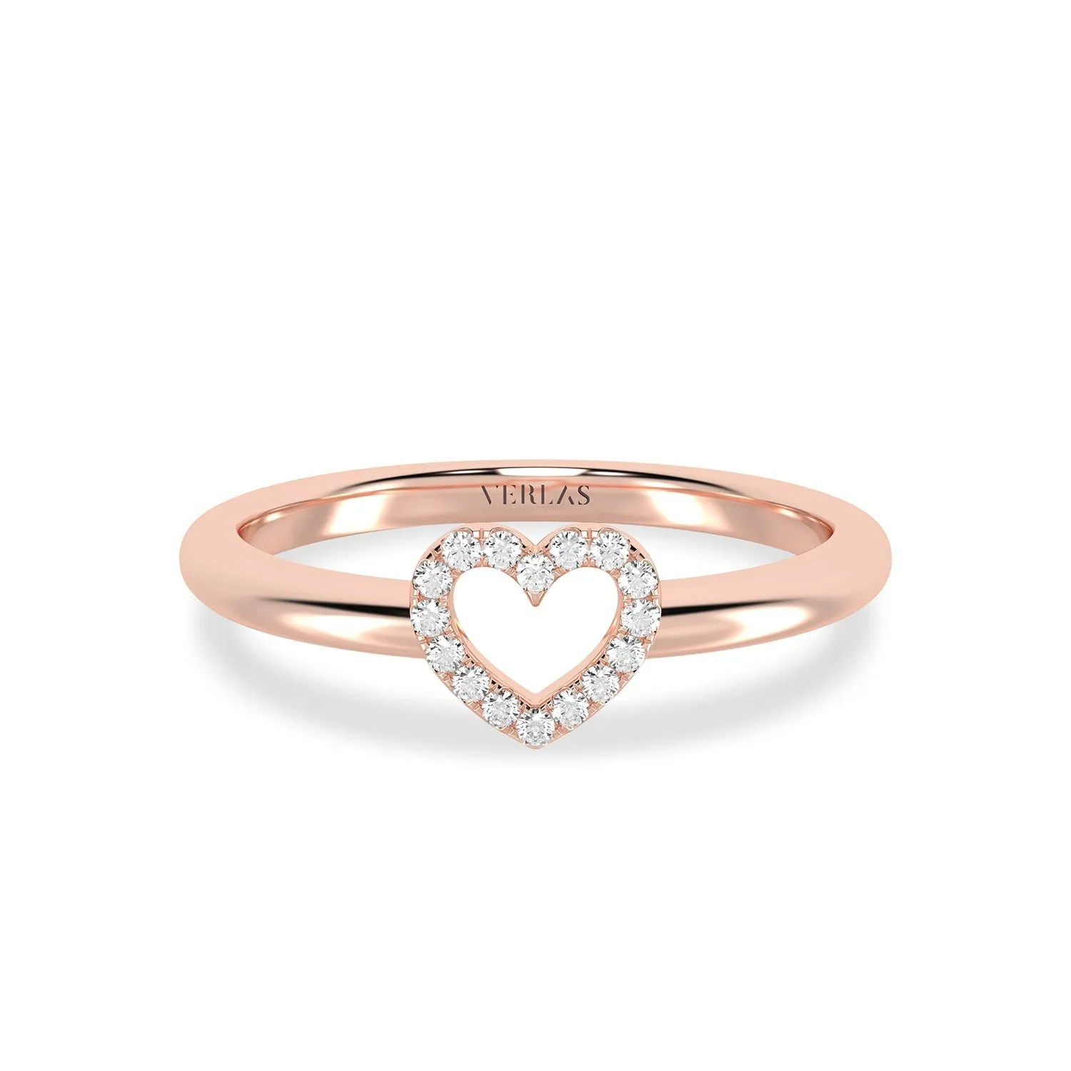 Mini-Heart Silhouette Ring