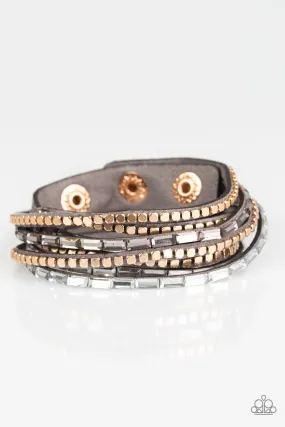 Paparazzi Bracelet ~ This Time With Attitude - Silver