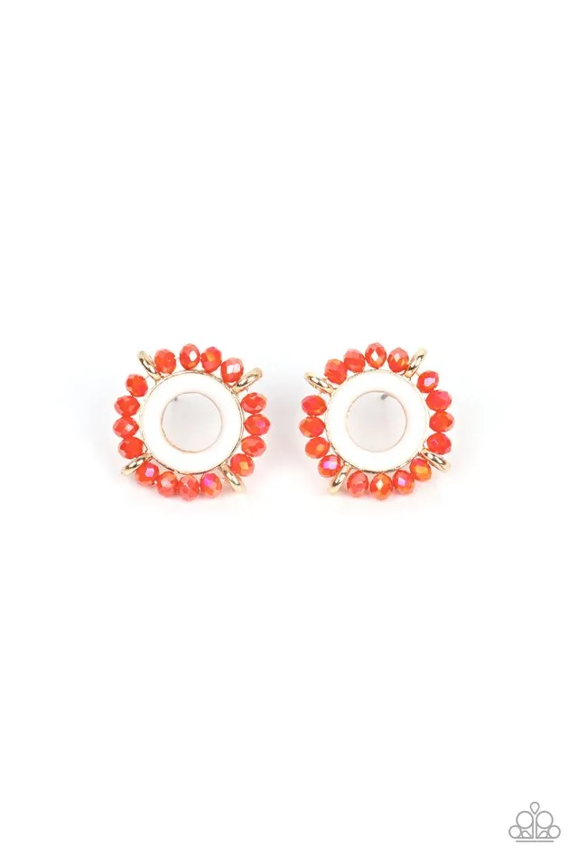 Paparazzi Earring ~ Nautical Notion - Orange