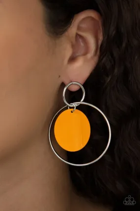 Paparazzi Earring ~ POP, Look, and Listen - Orange