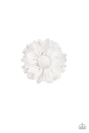 Paparazzi Hair Accessories ~ Springtime Sweetheart - White