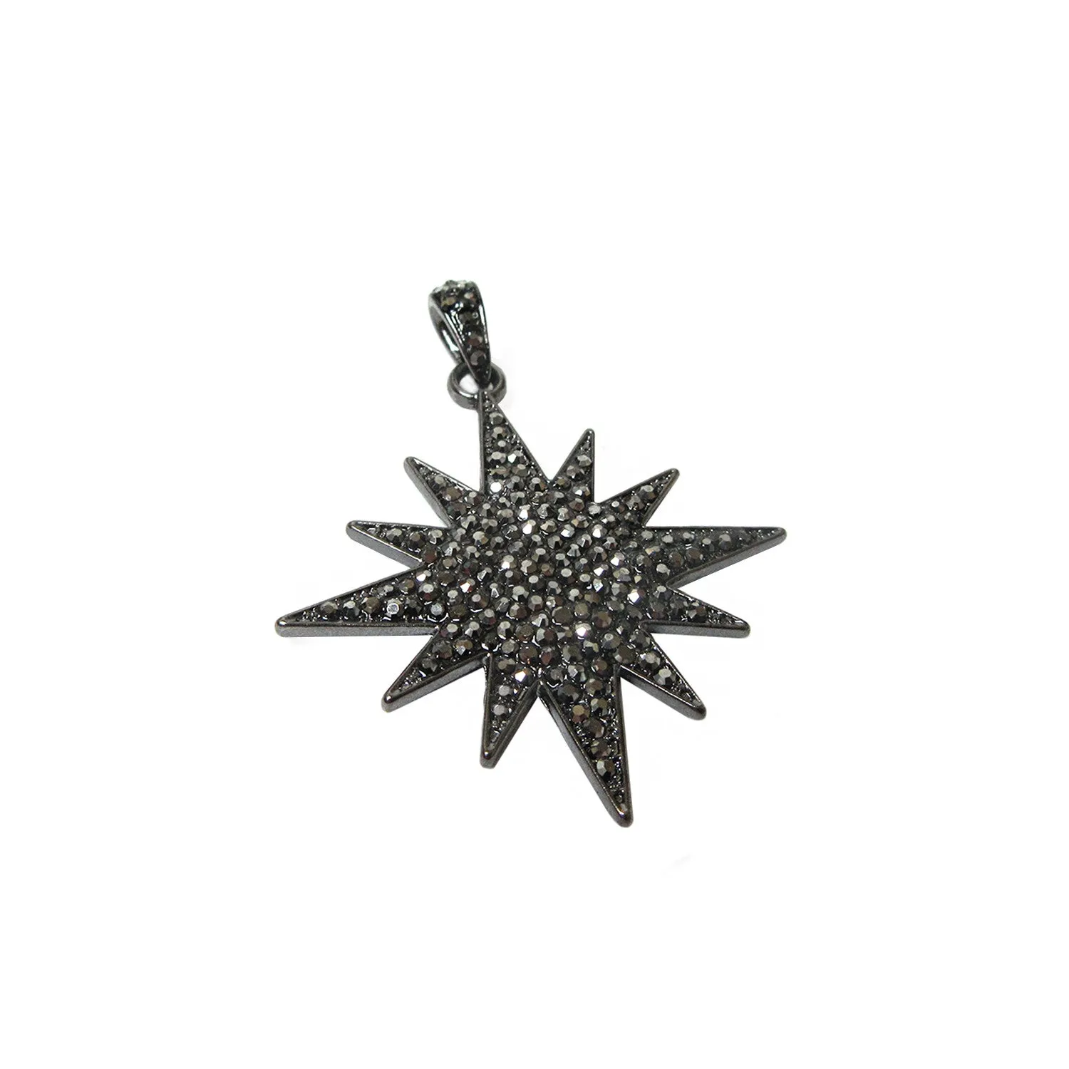 pave starburst bale charm