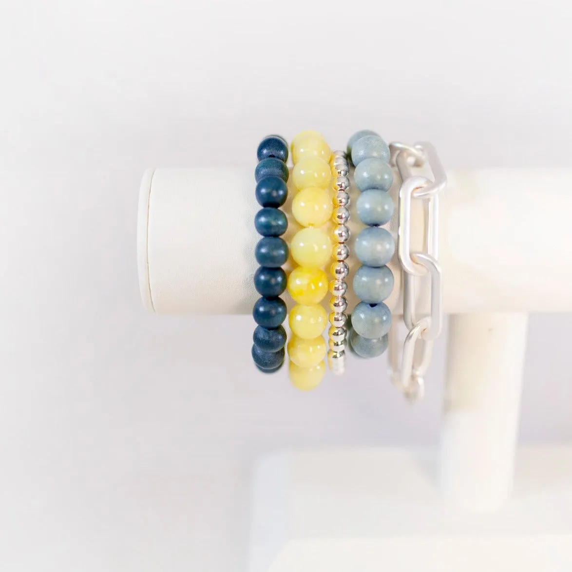 Primrose Blues Summer Bracelet Stack