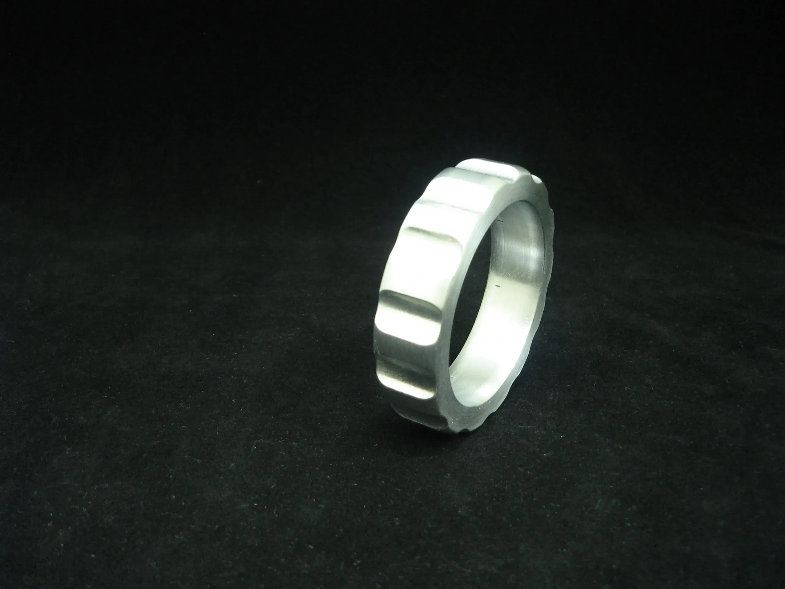 Raptor Style Cockring in Aluminum