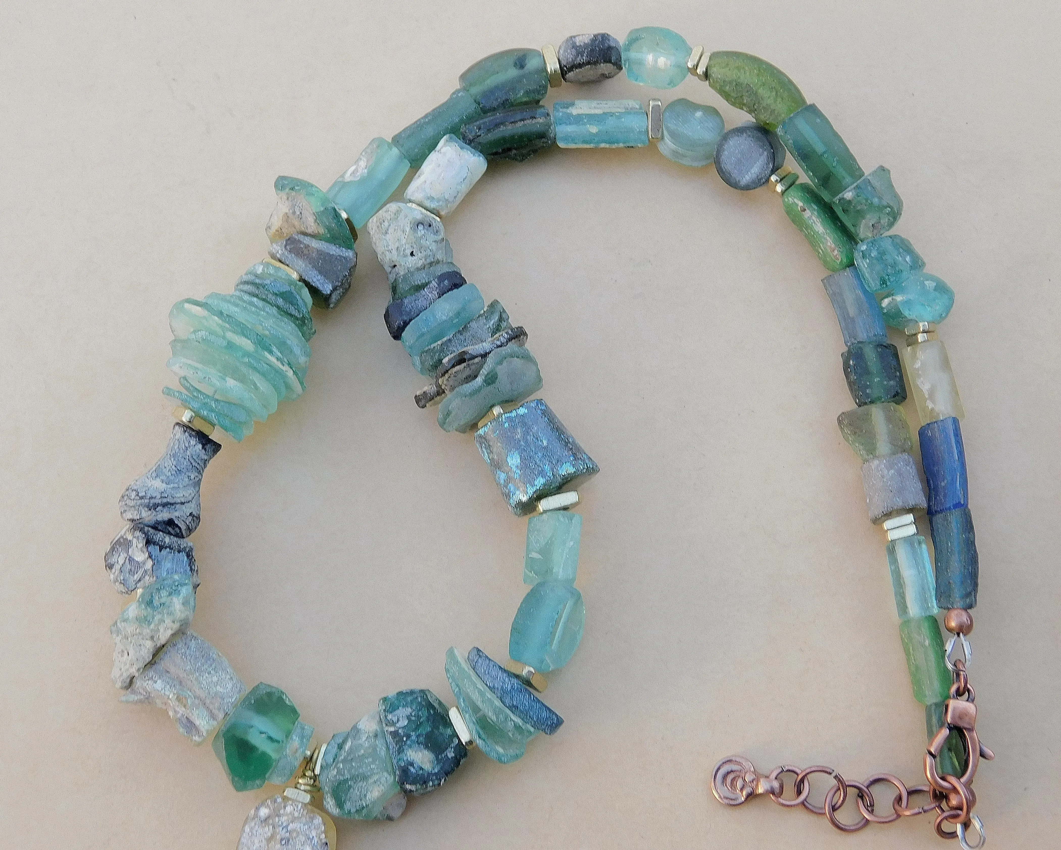 Rustic Roman Glass Necklaces