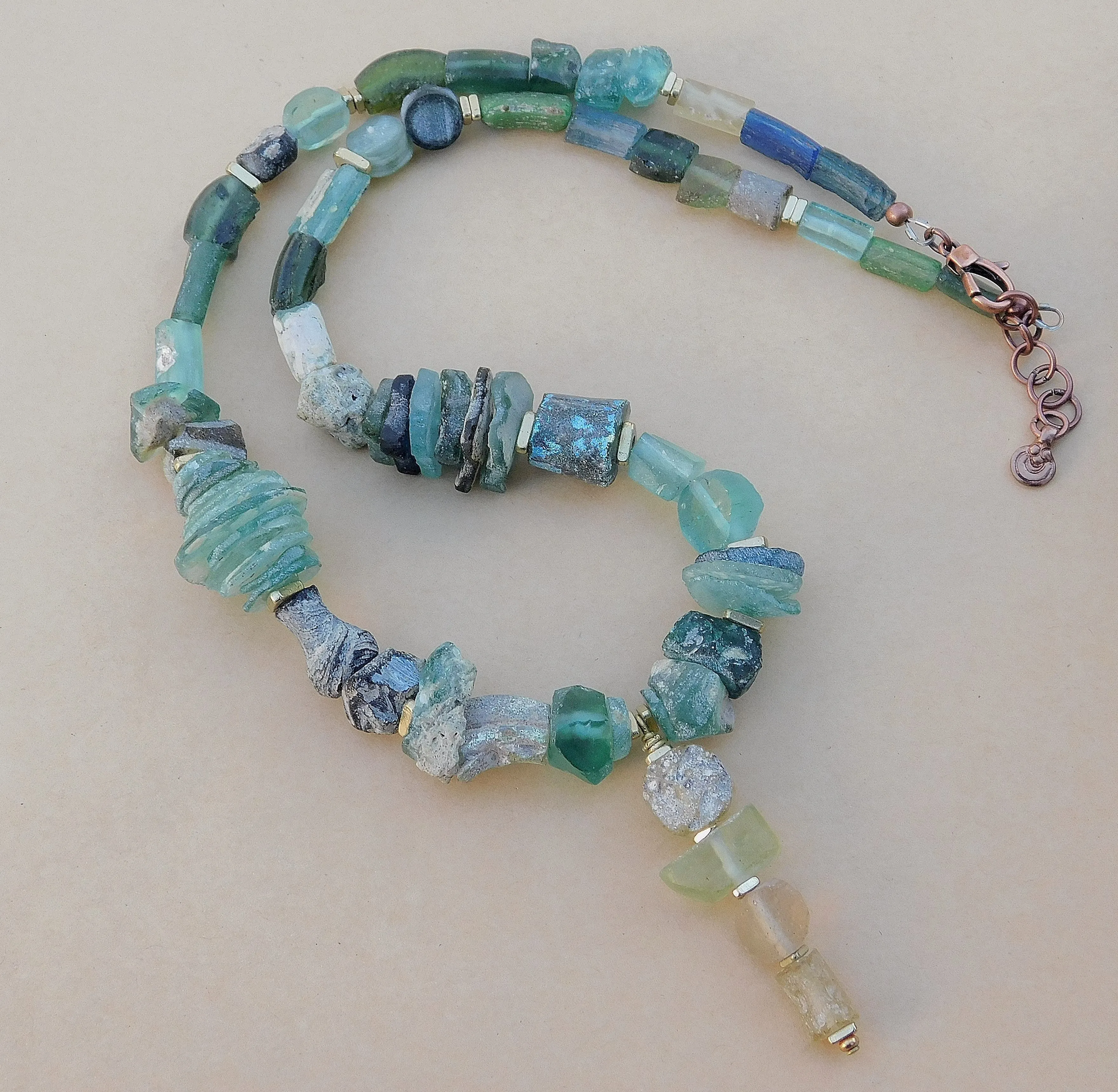 Rustic Roman Glass Necklaces