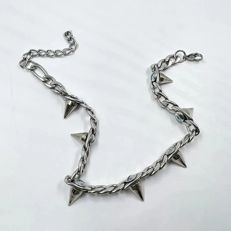 Spiked Chain Choker