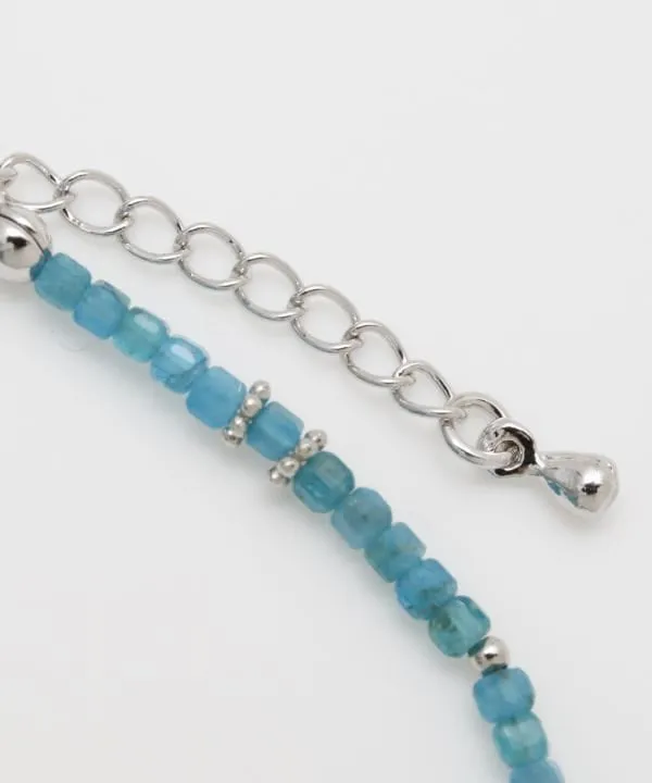 Square Shape Apatite Beads Bracelet