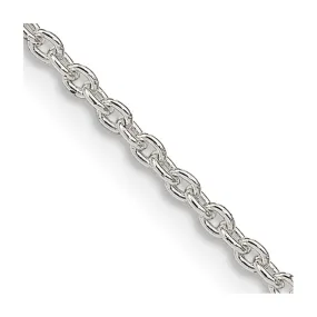 Sterling Silver 1.95mm Cable Chain Necklace