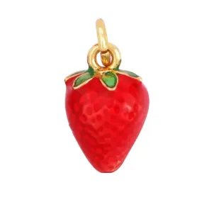 Strawberry Charm For Charm Necklace & Bracelet