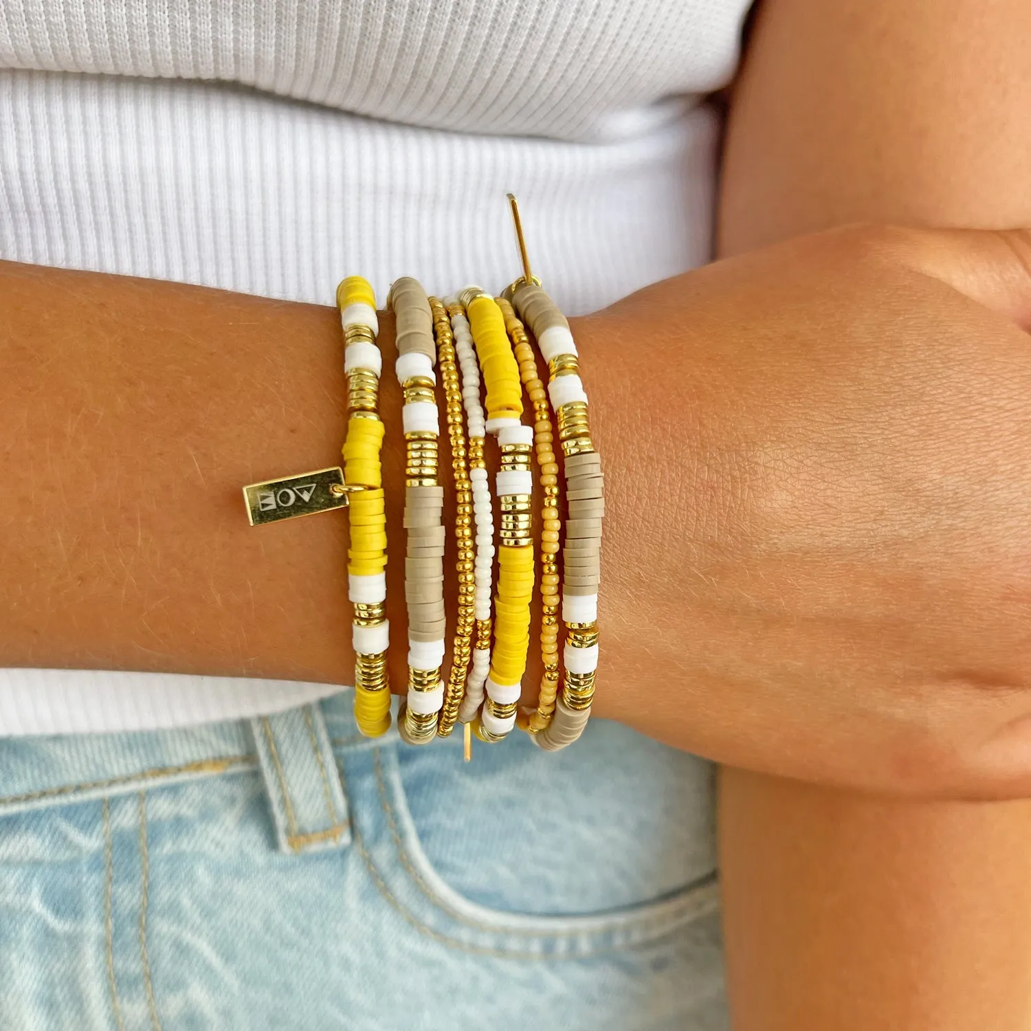 Sunny Bracelet Set - Mango