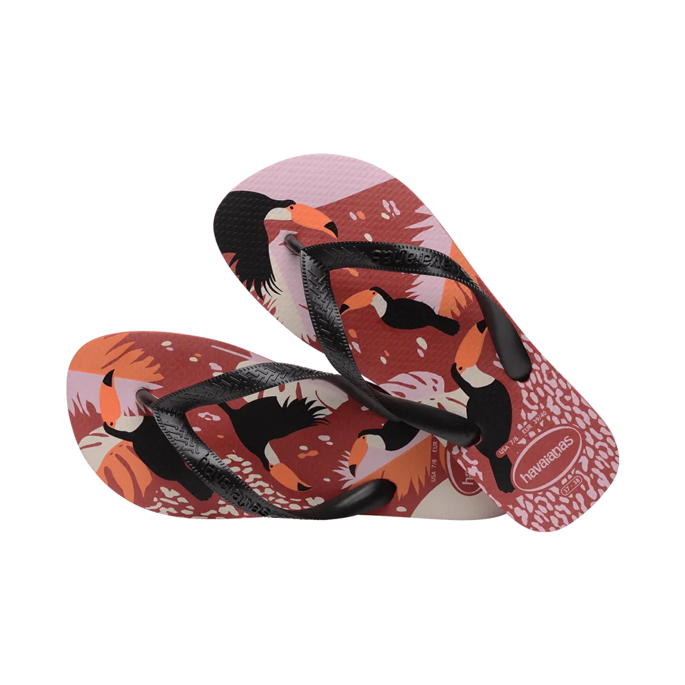 Top Tropical Vibes Flip Flops