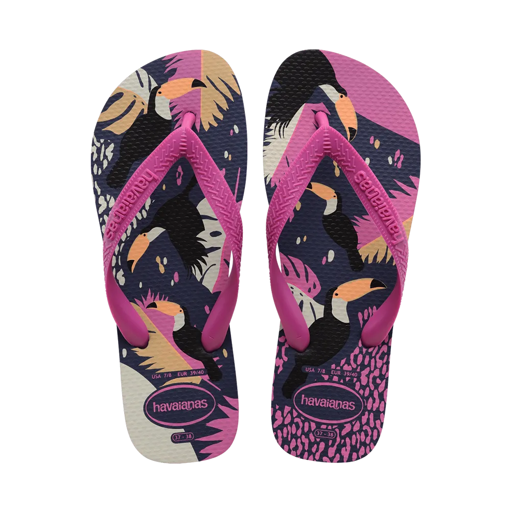 Top Tropical Vibes Flip Flops