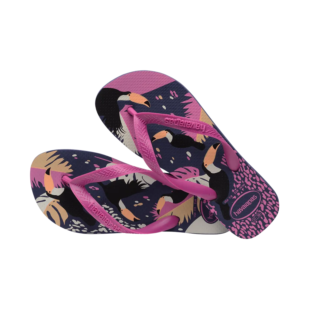 Top Tropical Vibes Flip Flops