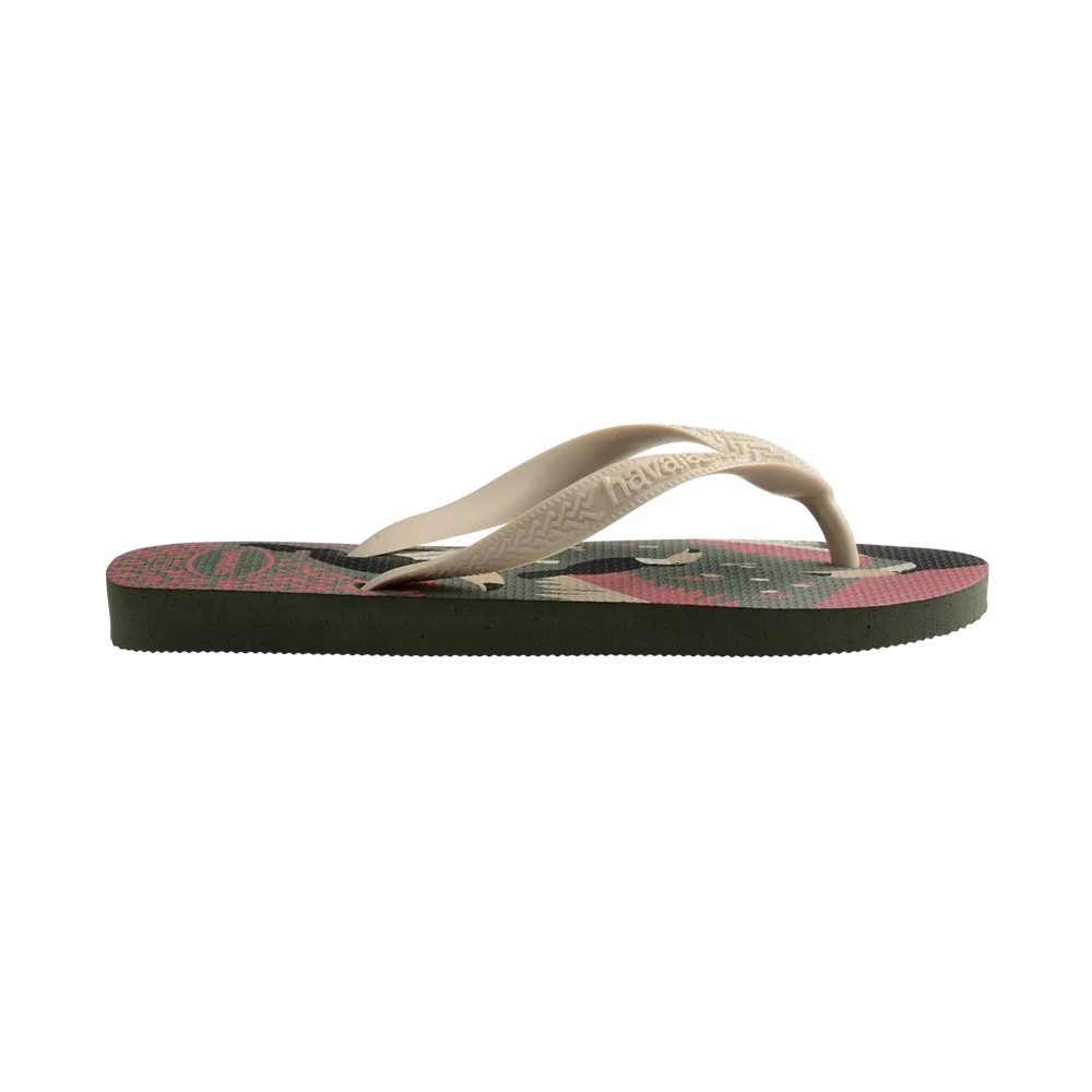 Top Tropical Vibes Flip Flops