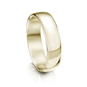 Traditional 6mm Wedding Ring in 18ct White Gold