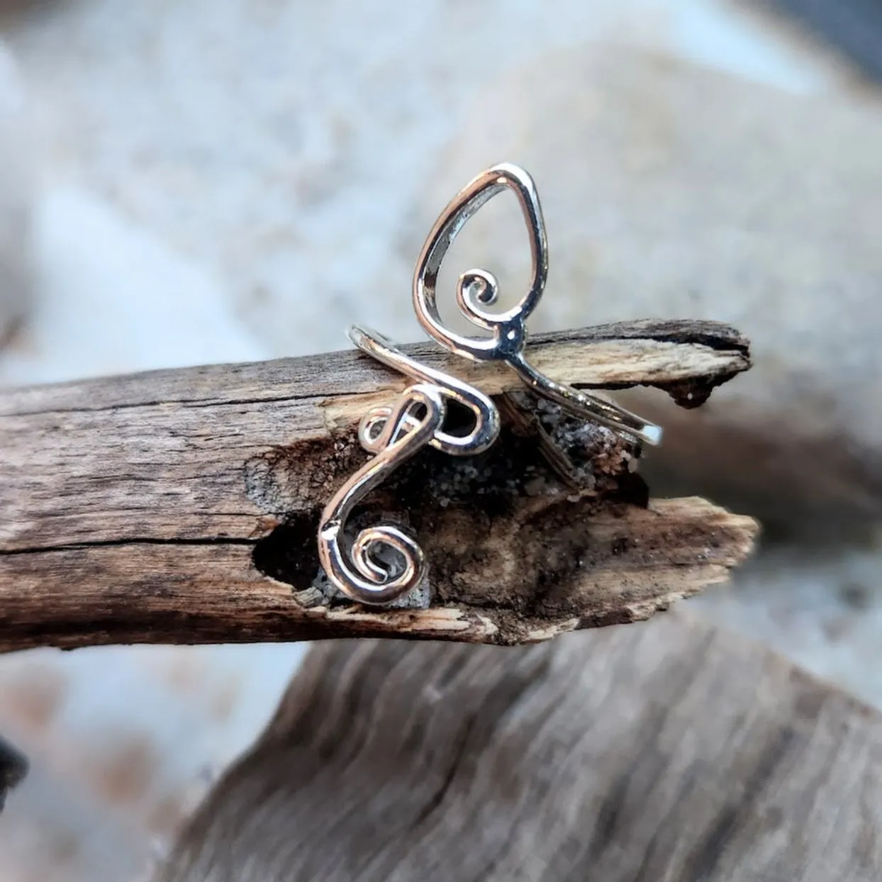 TRIBAL TOE RINGS  - SILVER WATERPROOF TOE RINGS